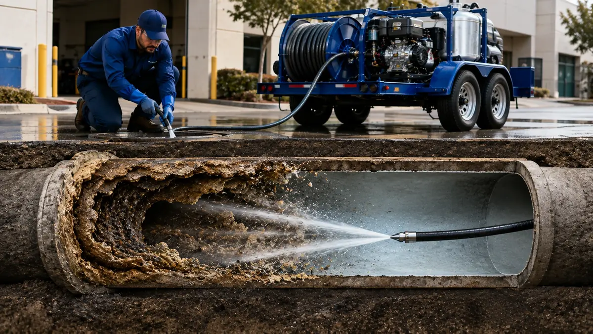 Sewer Pipe Descaling in Helendale